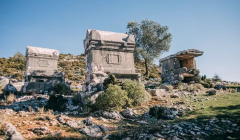 Ликийские гробницы - бухта Гавурагили